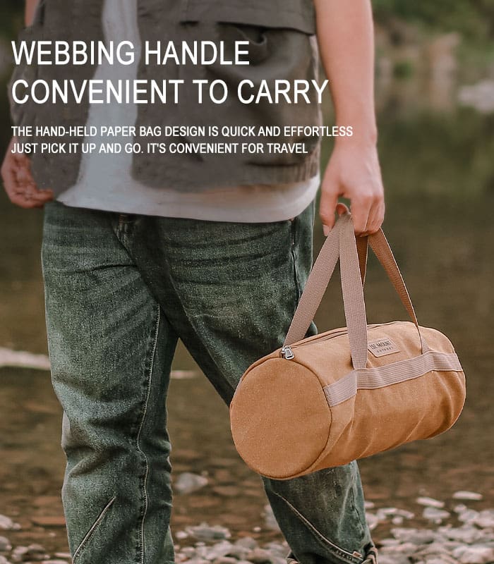 Hand-held floor nail cylindrical bag - Image 4