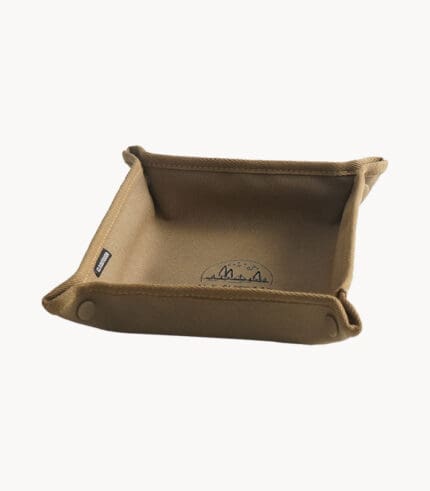 Portable folding storage tray