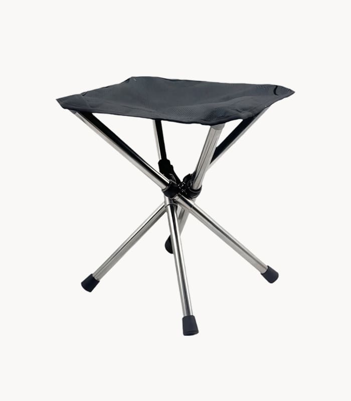 Portable telescopic folding stool