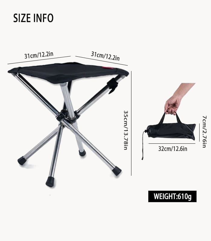 Portable telescopic folding stool - Image 4
